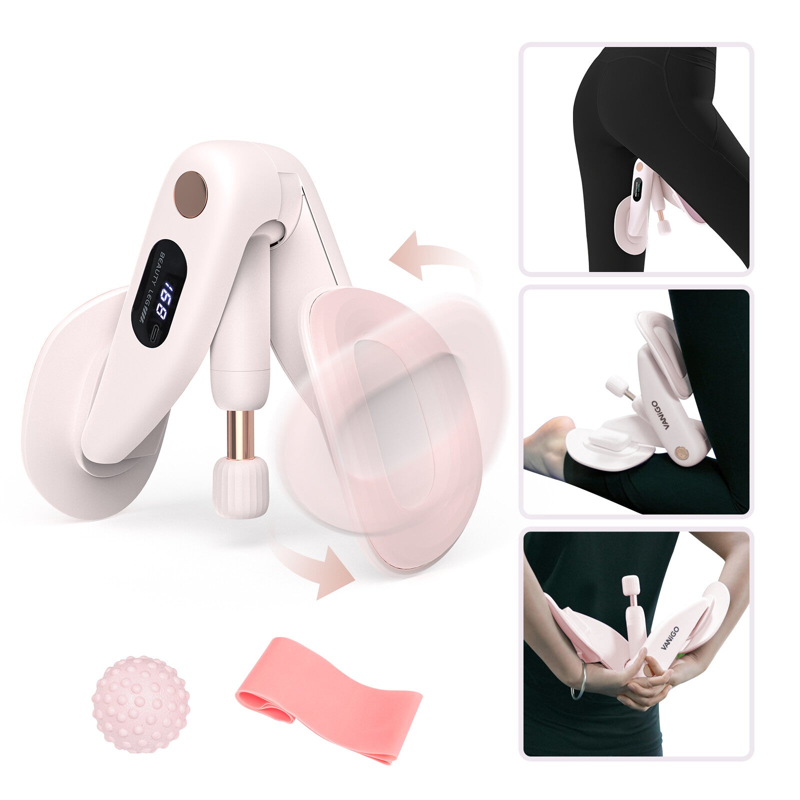 Thigh Hip Trainer Master for Kegel Exerciser Arm Leg Hip Inner Thigh Home Gym