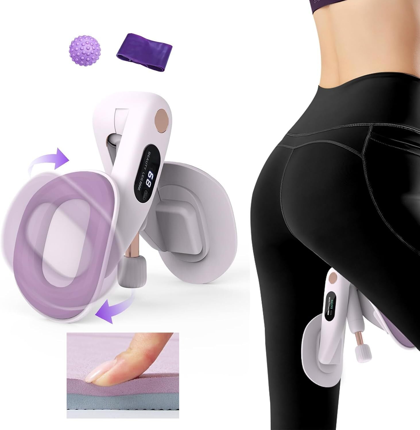 Thigh Hip Trainer Master for Kegel Exerciser Arm Leg Hip Inner Thigh Home Gym