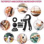 5-60Kg Adjustable Heavy Hand Gripper Fitness Hand Exerciser Grip Wrist Training Finger Gripper Hand Strengthener for Patient